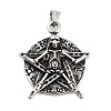 Retro 304 Stainless Steel Big Pendants STAS-I205-38AS-06-1