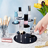 7-Tier Flat Round Acrylic Minifigures Organizer Display Risers ODIS-WH0038-44B-3