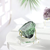 2Pcs 2 Style  Brass Crystal Mineral Display Easels ODIS-FG0001-46-3