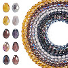 10Strands 10 Colors Transparent Glass Beads Strands EGLA-TA0013-24A-1