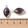 Natural Amethyst Pendants G-B009-01G-Q-3