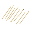 SHEGRACE Brass Flat Head Pins XGR0085G-33G-1