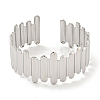 Non-Tarnish Exaggerated 304 Stainless Steel Cuff Bangles for Women BJEW-P331-04P-2