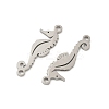 Ocean 201 Stainless Steel Laser Cut Sea Animals Connector Charms STAS-P428-03B-P-2
