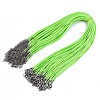 Waxed Cotton Cord Necklace Making MAK-S034-006-1