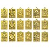 18Pcs 6 Styles Zinc Tibetan Style Alloy Pendants FIND-YW0004-70A-1