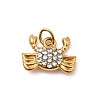 304 Stainless Steel Rhinestone Pendants STAS-B097-06G-09-1