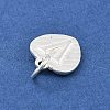 925 Sterling Silver Heart with Capital Letter Charms STER-S009-13V-S-2