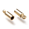 Brass Cord Ends KK-H759-40B-G-2