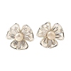 Natural Pearl Ear Studs EJEW-L099-10S-4