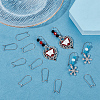 120Pcs 316 Surgical Stainless Steel Hook Earring Findings STAS-BBC0003-97-4