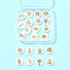 22Pcs 11 Styles Natural Freshwater Shell Pendants SHEL-FS0001-14-7