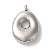 Non-Tarnish 304 Stainless Steel Pendants STAS-M017-08P-16-1