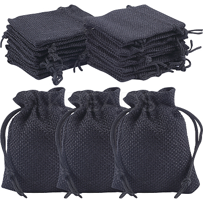 24Pcs Burlap Packing Pouches Drawstring Bags ABAG-BBC0001-07B-1