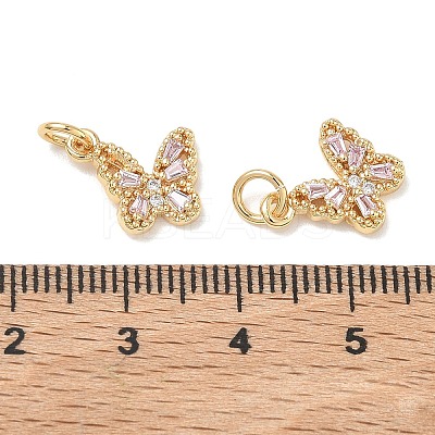 SHEGRACE Brass Pave Clear Cubic Zirconia Pendants XGRQ3Q824-628G-C-1