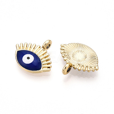 Alloy Enamel Pendants ENAM-T020-109B-1
