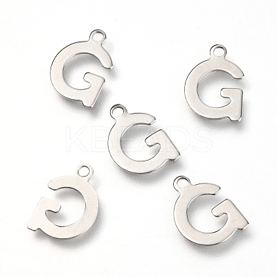 Non-Tarnish 201 Stainless Steel Charms X-STAS-C021-06P-G-1