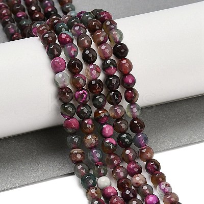 Natural Agate Beads Strands G-C082-A01-22-1