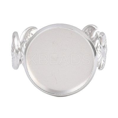 Eagle Shape 304 Stainless Steel Cuff Ring Components SA-CBA098D-05P-D-1