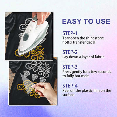 Glass Hotfix Rhinestone DIY-WH0303-823-1