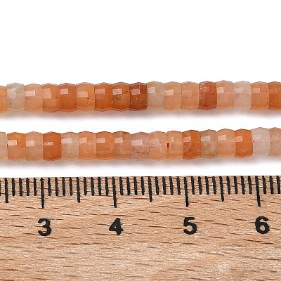 Natural Red Aventurine Heishi Beads Strands G-A299-A02-01-1