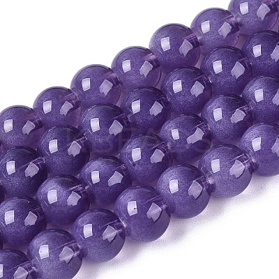 Transparent Glass Imitation Cat Eye Beads Strands GLAA-Q110-01B-03-1