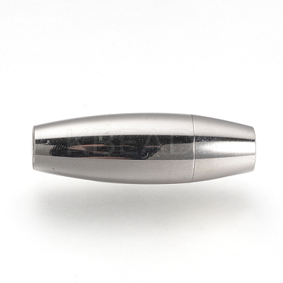 Tarnish Resistant 304 Stainless Steel Magnetic Clasps with Glue-in Ends LS-STAS-Q211-29A-1