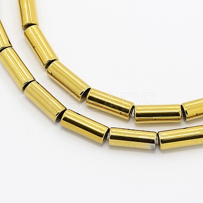 Grade A Electroplate Non-magnetic Synthetic Hematite Beads Strands G-N0014-27-1