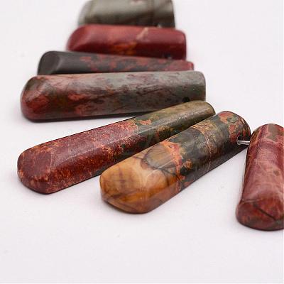 Natural Picasso Stone/Picasso Jasper Beads Strands G-P298-H02-1