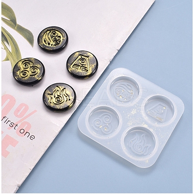 Religious Symbols Silicone Molds X-DIY-I036-28-1