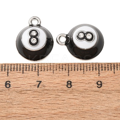 Alloy Rhinestone Pendants AL-CBA7256-02P-1