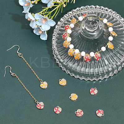 20Pcs 2 Colors Alloy Rhinestone Pendants FIND-CA0007-26-1