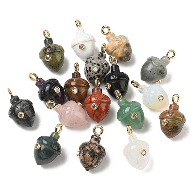 Natural & Synthetic Mixed Stone Pendants GG-CBA105B-04G-1
