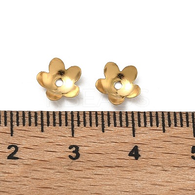 304 Stainless Steel Bead Caps STAS-P448-09K-G-1