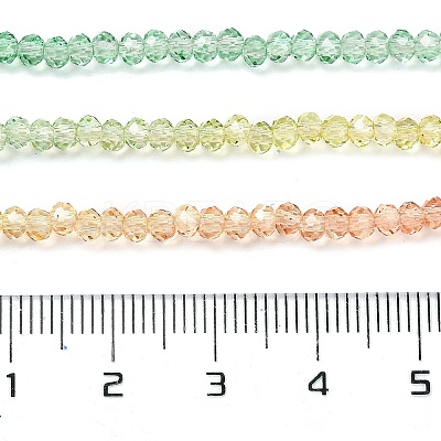Transparent Painted Glass Beads Strands LS-DGLA-A034-T2mm-A04-1