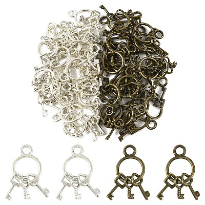 20Pcs Zinc Tibetan Style Alloy Pendants FIND-YW0010-08-1