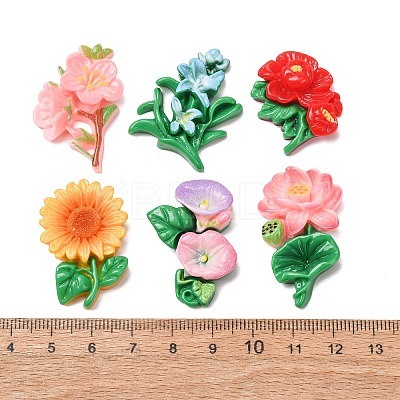Opaque Resin Cabochons RE-CBA0EC6-04-1