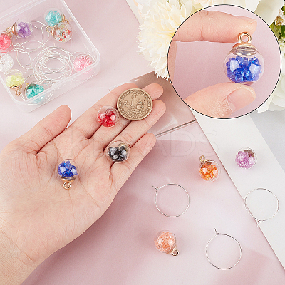 DIY Wine Glass Charms Making Kits DIY-SC0020-73S-1
