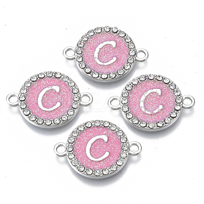 Alloy Enamel Links Connectors ENAM-TAC0003-01S-03C-1