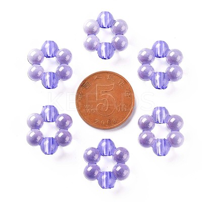 Transparent Acrylic Bead Frames TACR-S153-01A-47-1