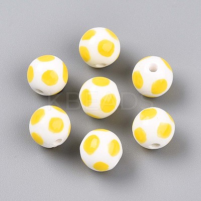 Handmade Porcelain Beads PORC-N009-04A-1
