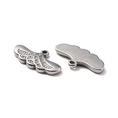 304 Stainless Steel Pendants Cabochon Settings for Enamel LS-STAS-B024-16P-1