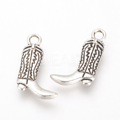 Tibetan Style Alloy Pendants X-TIBE-Q070-43AS-RS-1