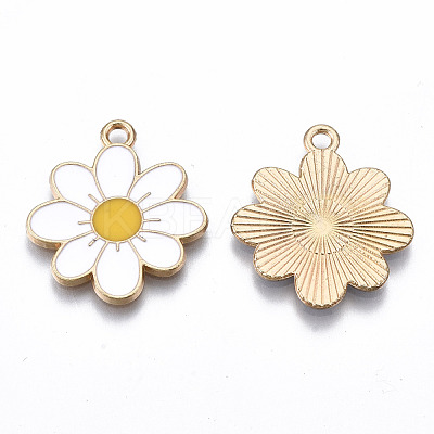 Eco-Friendly Alloy Enamel Pendants ENAM-Q437-041A-NR-1