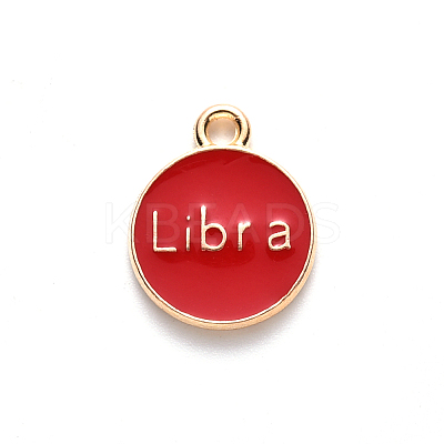 Alloy Enamel Pendants LS-ENAM-S124-01B-07K-1