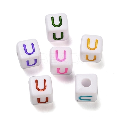 Opaque Acrylic Beads OACR-I022-01U-1