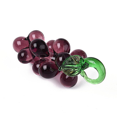 Handmade Lampwork Big Pendants LAMP-N034-20-1