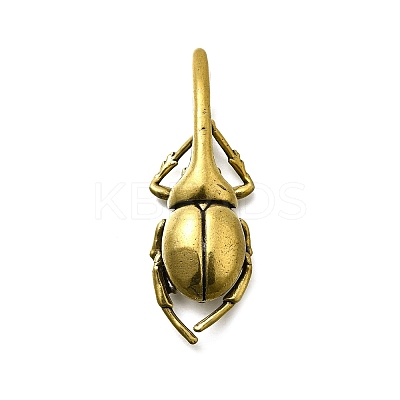 Brass Beetle Figurine Statue for Living Room Table Home Decoration DJEW-Q008-03AB-1