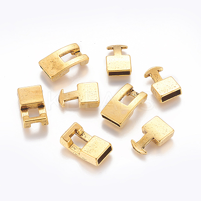 Tibetan Style Alloy Snap Lock Clasps X-GLF11313Y-NF-1