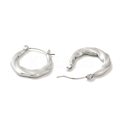 Non-Tarnish 304 Stainless Steel Hoop Earrings for Women EJEW-G364-02P-1
